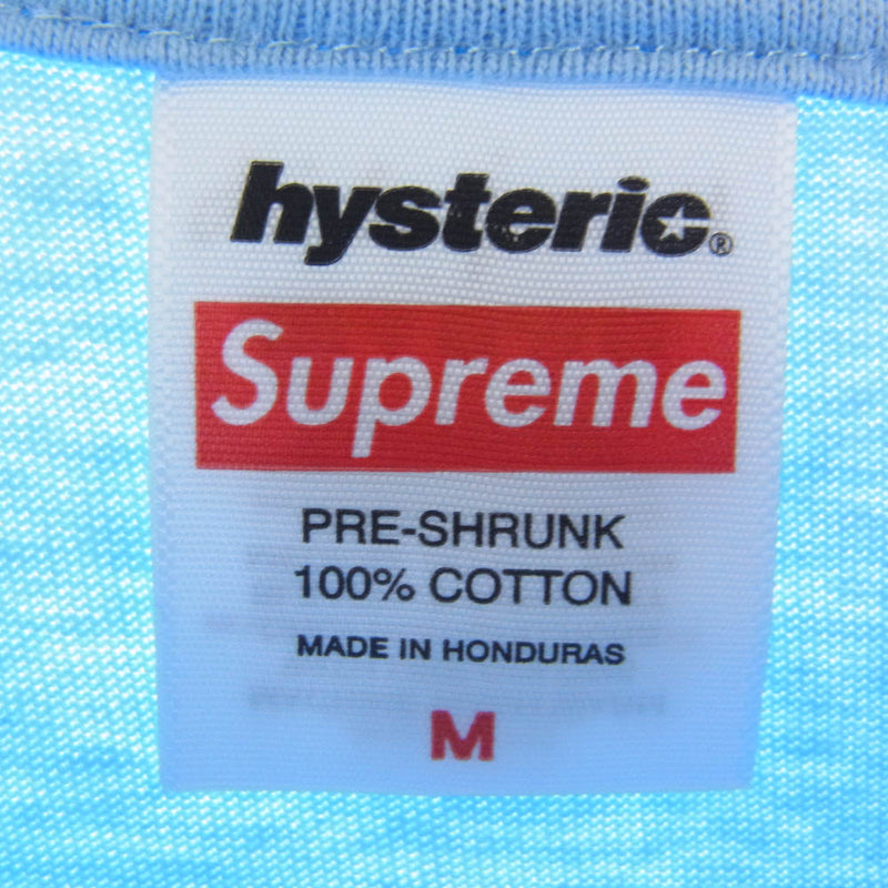 Supreme シュプリーム HYSTERIC GLAMOUR ヒステリックグラマー 24AW Headcase Tee ヘッドケース 半袖 Tシャツ ライトブルー系 M【新古品】【未使用】【中古】