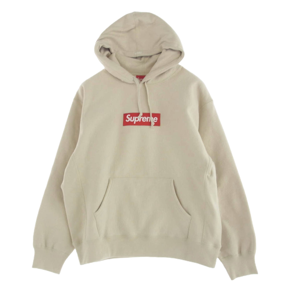 Supreme シュプリーム 24AW Box Logo Hooded Sweatshirt ボックスロゴ フーデッド スウェット パーカー フーディ Stone ストーン ベージュ系 M【新古品】【未使用】【中古】