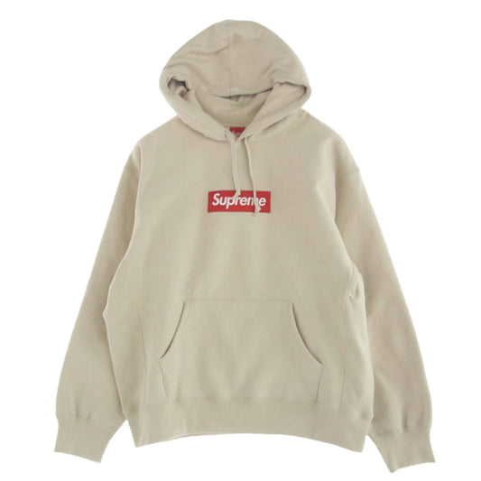 Supreme シュプリーム 24AW Box Logo Hooded Sweatshirt ボックスロゴ フーデッド スウェット パーカー フーディ Stone ストーン ベージュ系 M【新古品】【未使用】【中古】