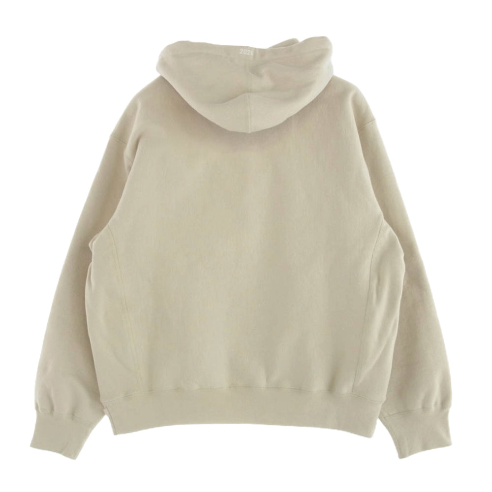 Supreme シュプリーム 24AW Box Logo Hooded Sweatshirt ボックスロゴ フーデッド スウェット パーカー フーディ Stone ストーン ベージュ系 M【新古品】【未使用】【中古】