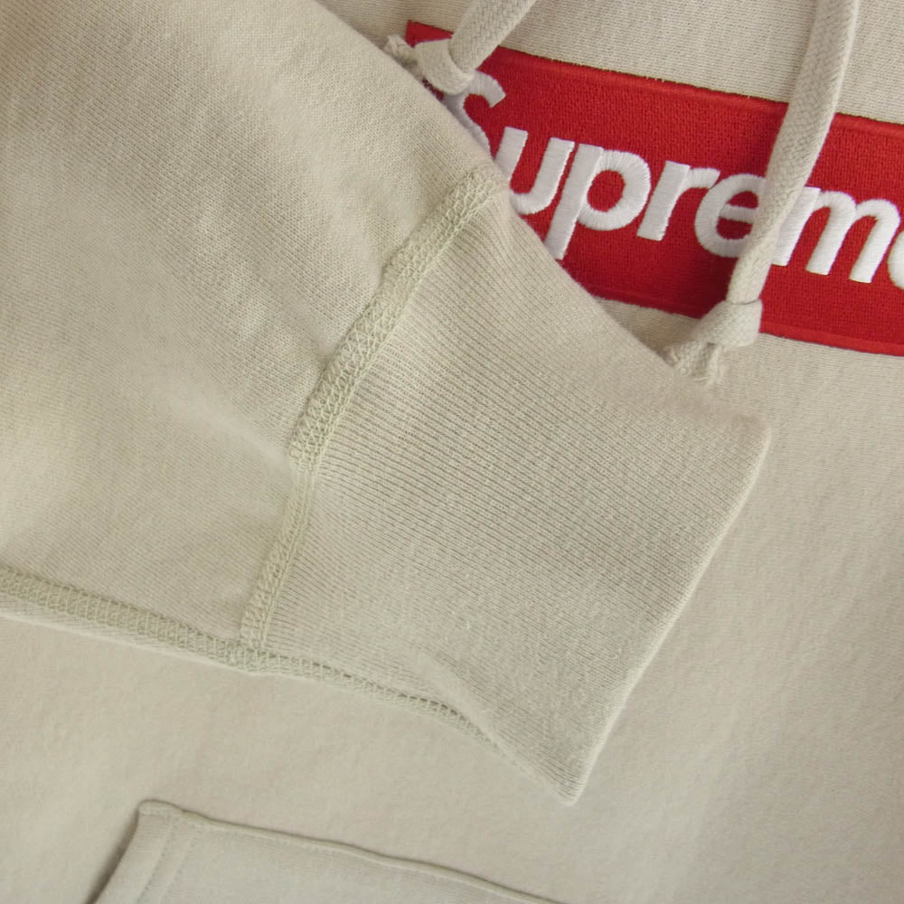 Supreme シュプリーム 24AW Box Logo Hooded Sweatshirt ボックスロゴ フーデッド スウェット パーカー フーディ Stone ストーン ベージュ系 M【新古品】【未使用】【中古】