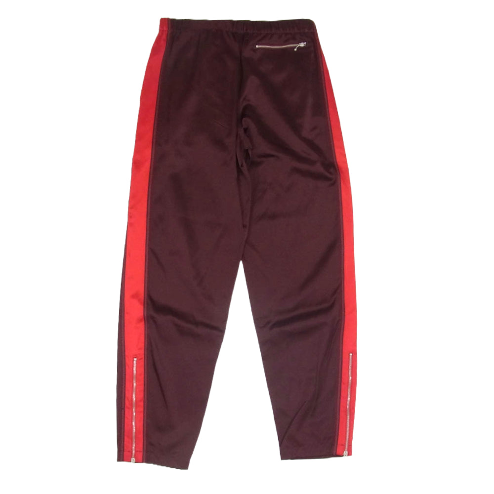 GIVENCHY ジバンシィ BM50671157 裾ジップ サイドライン トラックパンツ ジョガーパンツ エンジ系 44【極上美品】【中古】