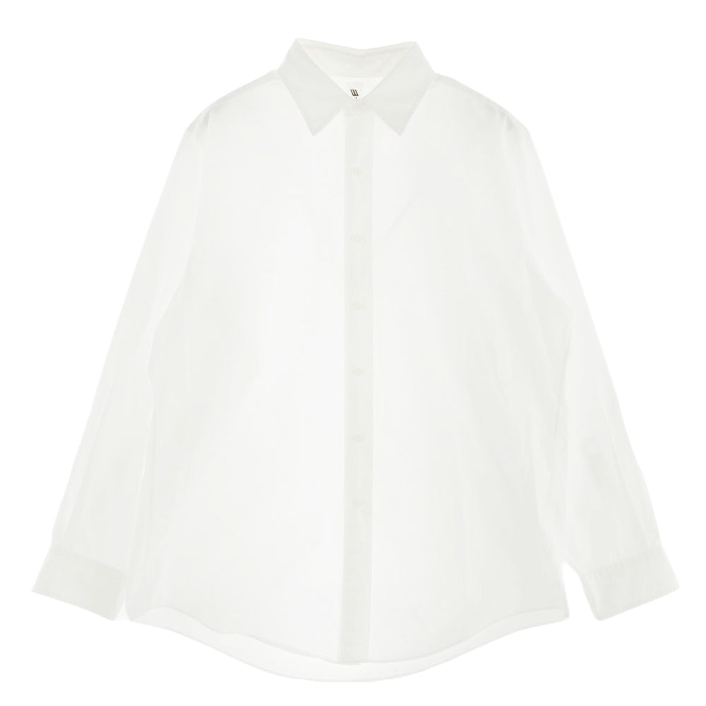 エルイー 21-050-053-2010-3-0 EXTRA WIDE REGULAR COLLAR エクストラ ワイド レギュラーカラー 長袖 シャツ ホワイト系 2【中古】