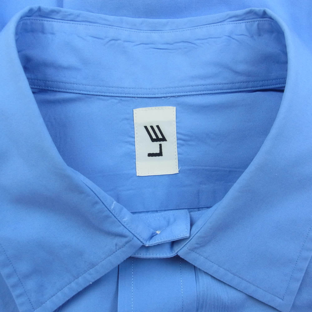 エルイー 21-050-053-2180-1-0 EXTRA WIDE REGULAR COLLAR エクストラ ワイド レギュラーカラー 長袖 シャツ ブルー ブルー系 2【中古】