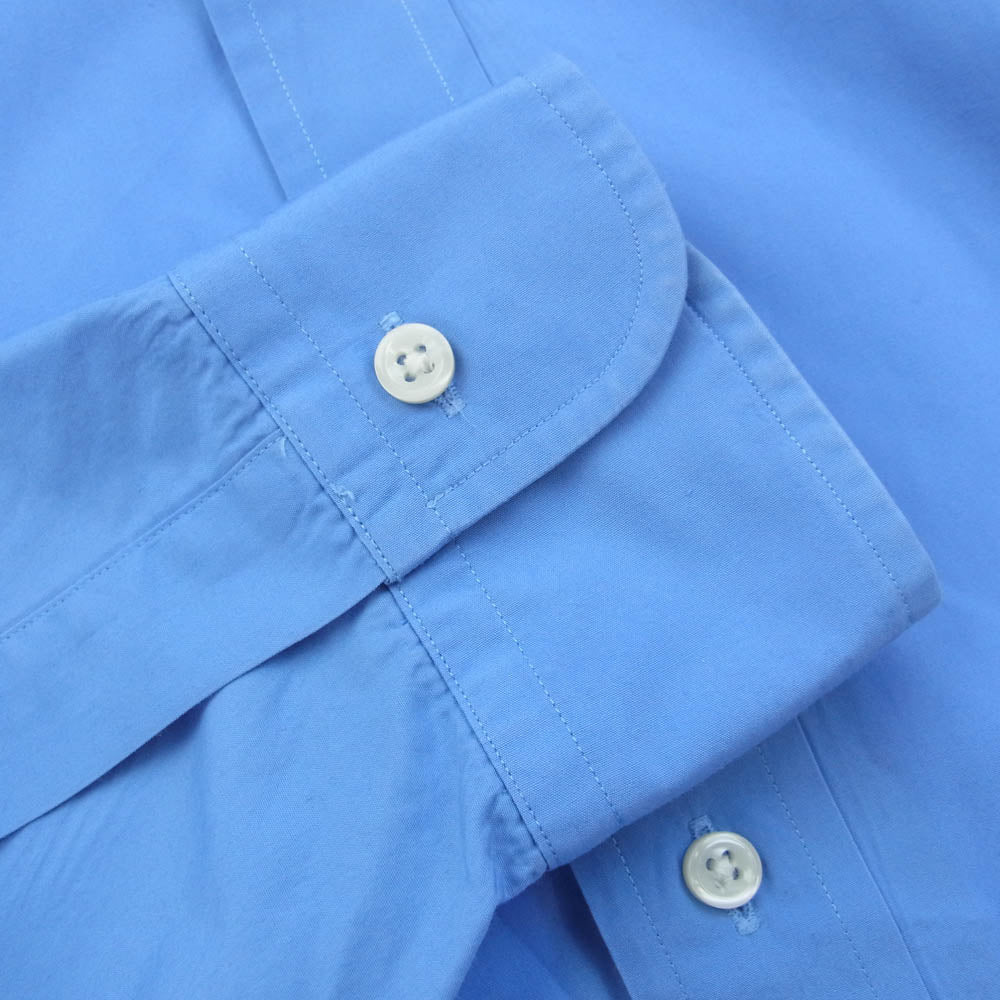 エルイー 21-050-053-2180-1-0 EXTRA WIDE REGULAR COLLAR エクストラ ワイド レギュラーカラー 長袖 シャツ ブルー ブルー系 2【中古】