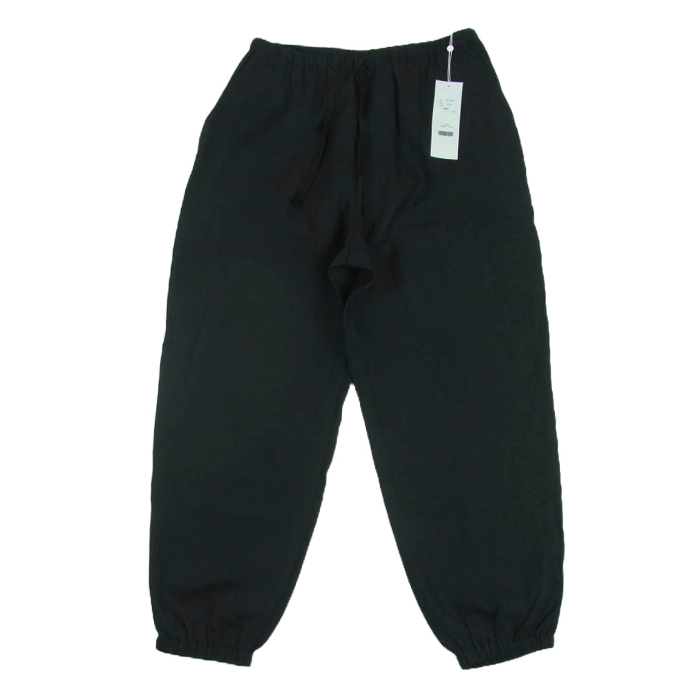 COMOLI コモリ 24SS Z01-03009 カナパ ドローストリング パンツ ブラック系 2【新古品】【未使用】【中古】