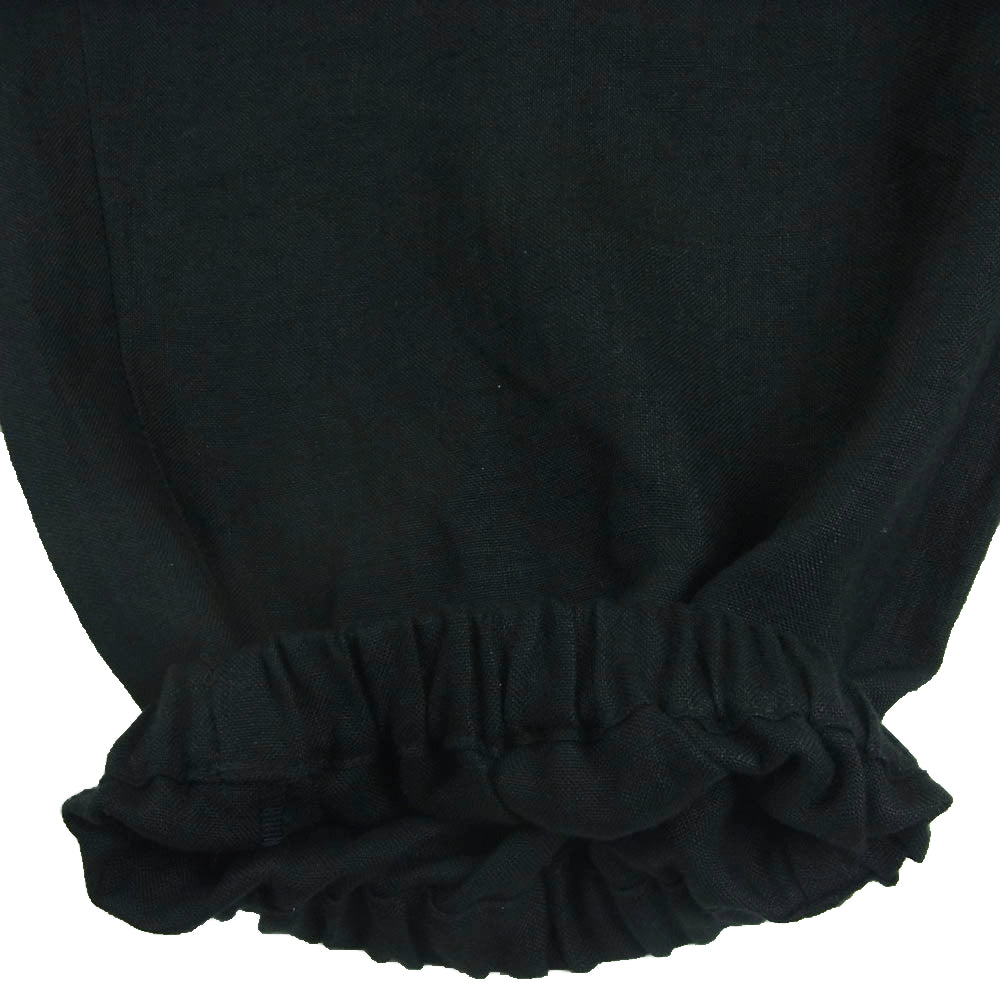 COMOLI コモリ 24SS Z01-03009 カナパ ドローストリング パンツ ブラック系 2【新古品】【未使用】【中古】