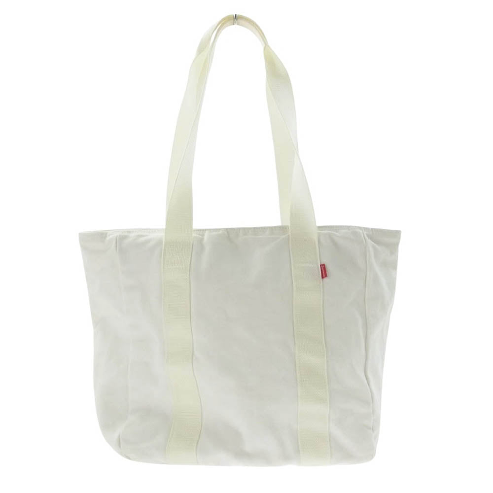 Supreme シュプリーム 20AW Canvas Tote キャンバス トート バッグ ホワイト系【中古】