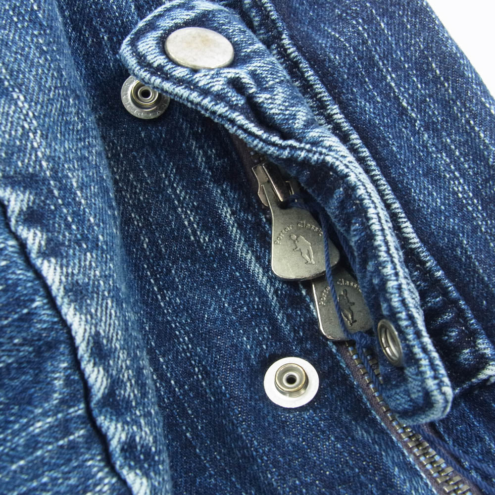 PORTER CLASSIC ポータークラシック PC-005-2261-41-08 VINTAGE DENIM BAG S　ヴィンテージ デニム バッグ インディゴブルー系【中古】