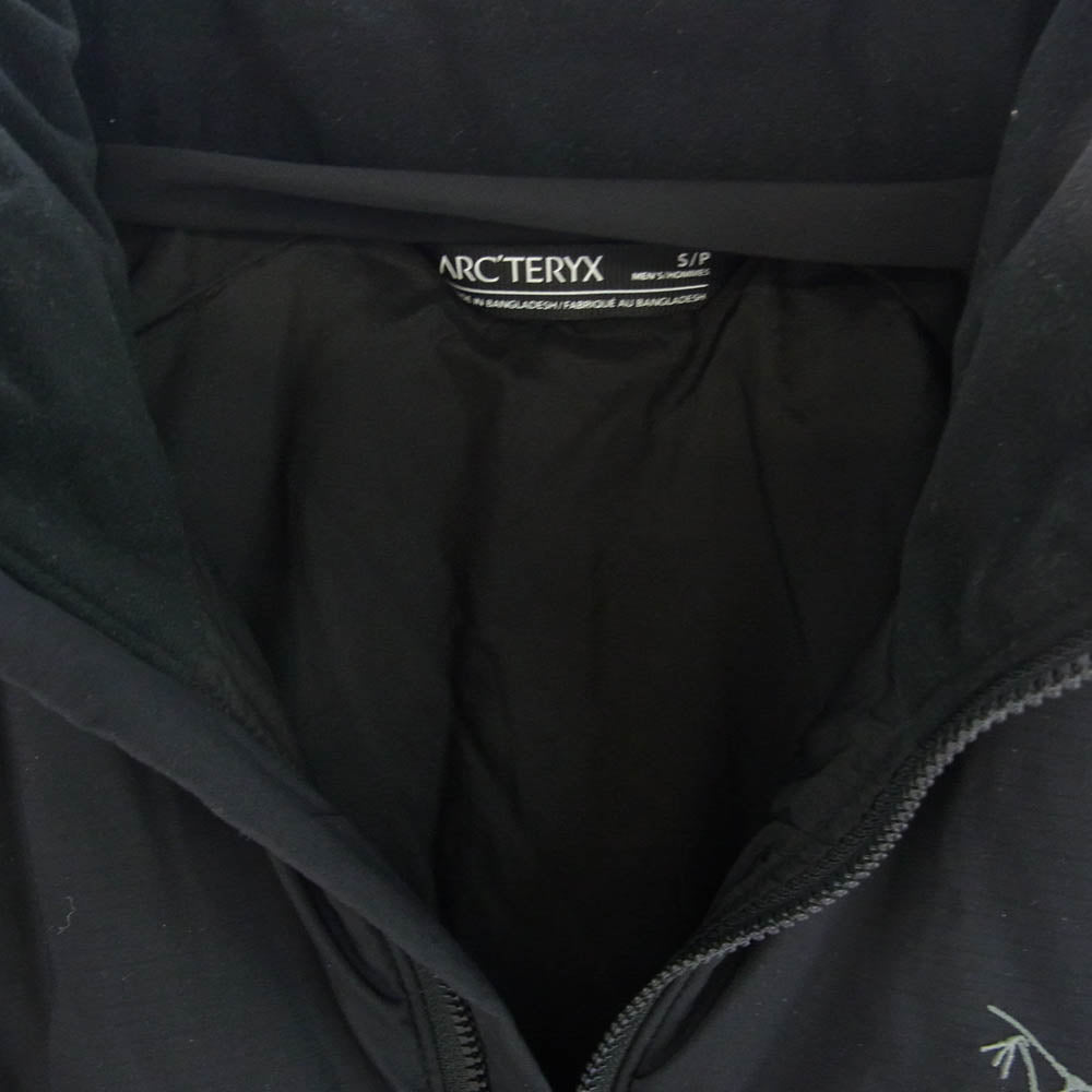 ARC'TERYX アークテリクス X000007515 ATOM HEAVY WEIGHT JACKET アトム ヘビーウェイト 中綿 ジャケット ブラック系 S【美品】【中古】