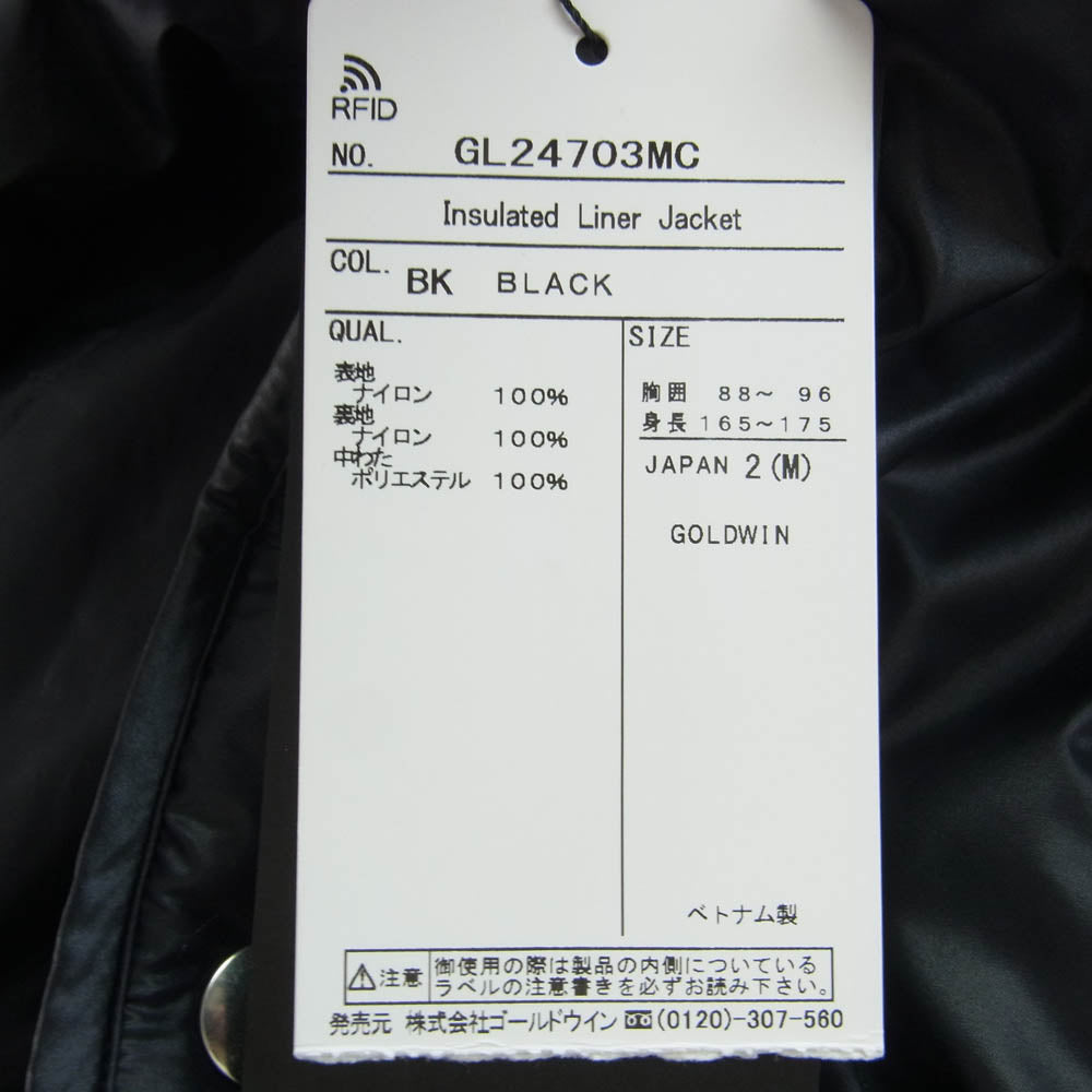 Goldwin ゴールドウィン × OAMC INSULATED LINER JACKET オーマック インサレーテッド ライナー ジャケット ブラック系 M 2【新古品】【未使用】【中古】