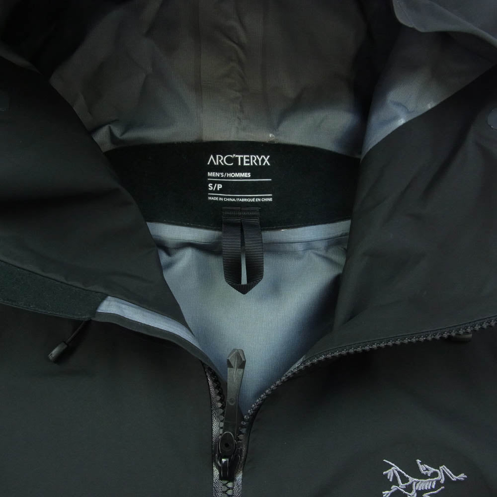 ARC'TERYX アークテリクス 25694 Beta SV Jacket ベータ SV ジャケット RECCOリフレクター ゴアテックス プロ ジャケット ブラック系 S【美品】【中古】