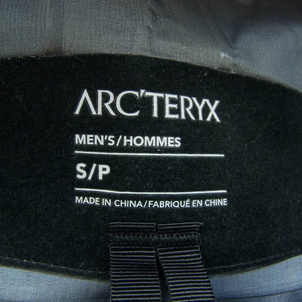 ARC'TERYX アークテリクス 25694 Beta SV Jacket ベータ SV ジャケット RECCOリフレクター ゴアテックス プロ ジャケット ブラック系 S【美品】【中古】