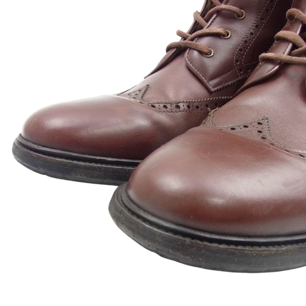 A.P.C. アーペーセー レースアップ レザー ブーツ ブラウン系 43【中古】