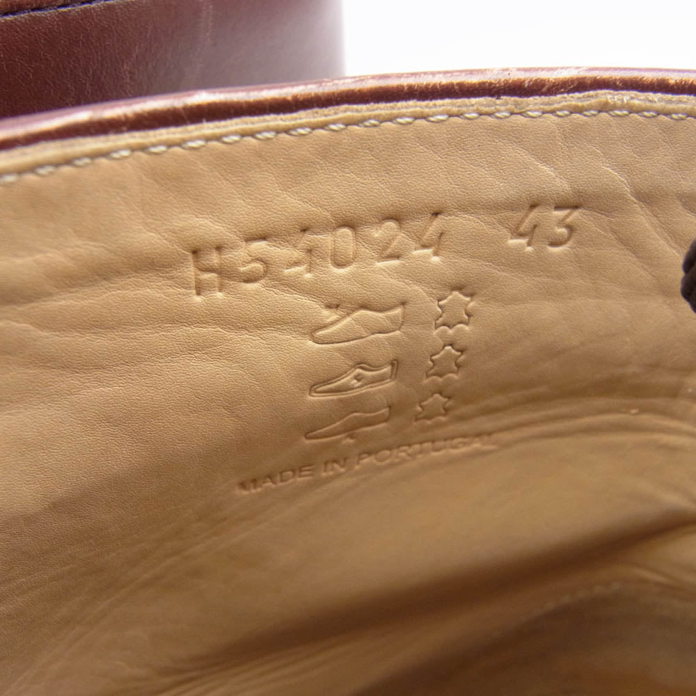 A.P.C. アーペーセー レースアップ レザー ブーツ ブラウン系 43【中古】