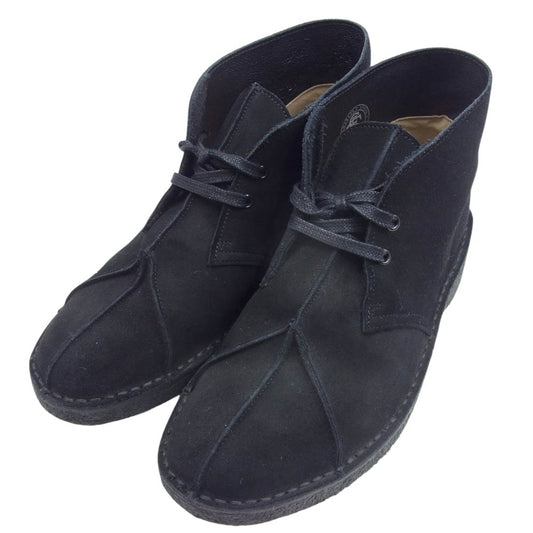 Hender Scheme エンダースキーマ × CLARKS クラークス  Desert Seam  デザート スエード ブーツ ブラック系 US9.5【中古】