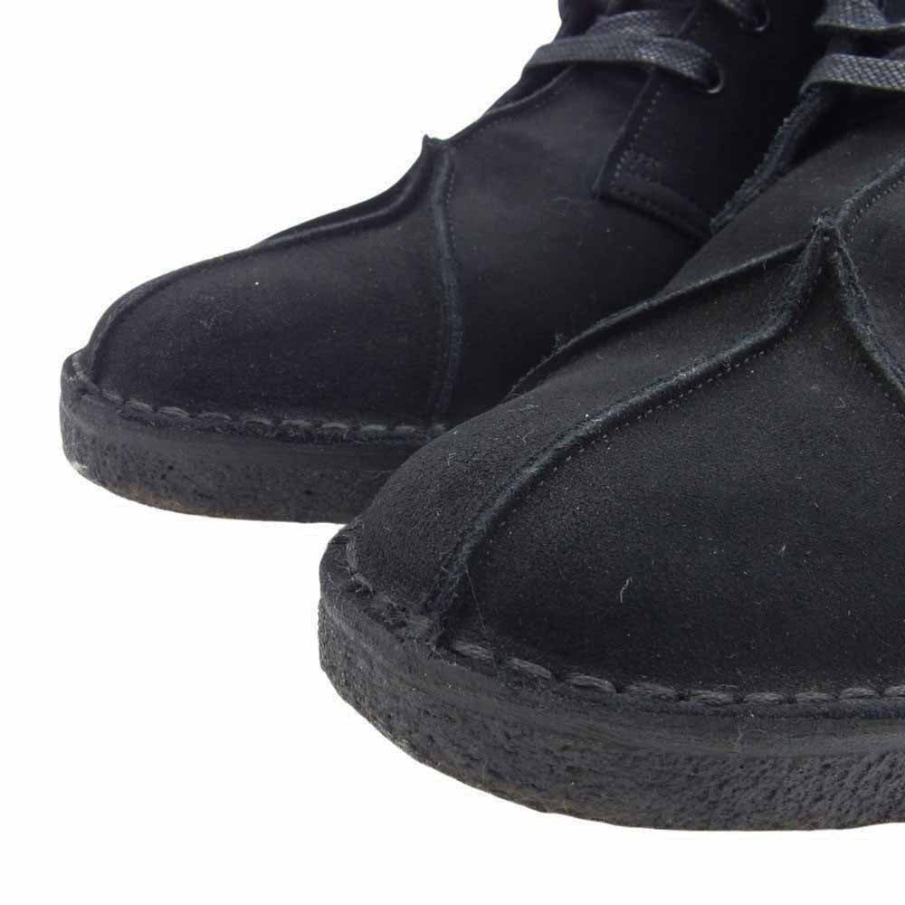 Hender Scheme エンダースキーマ × CLARKS クラークス  Desert Seam  デザート スエード ブーツ ブラック系 US9.5【中古】
