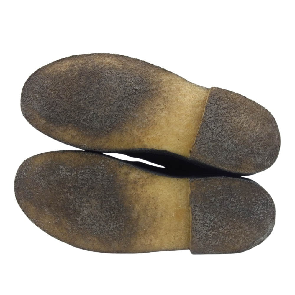 Hender Scheme エンダースキーマ × CLARKS クラークス  Desert Seam  デザート スエード ブーツ ブラック系 US9.5【中古】