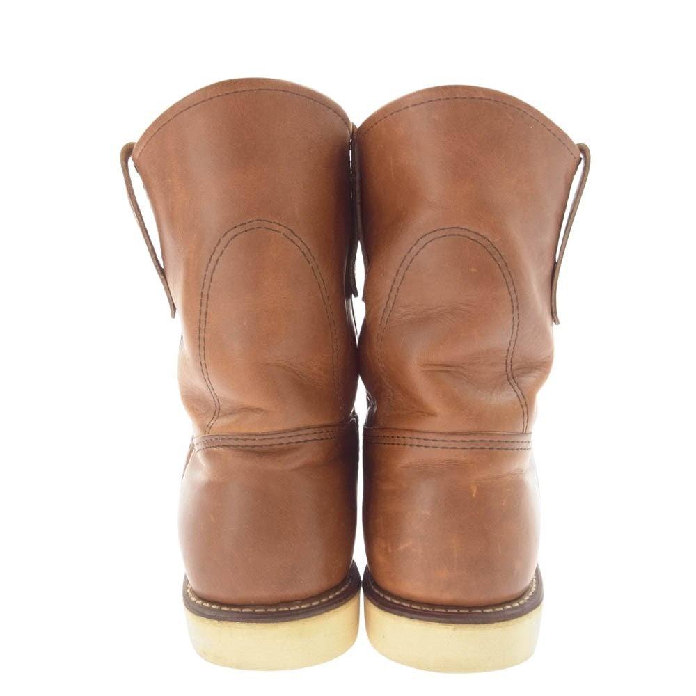 RED WING レッドウィング 866 Pecos BOOTS ペコスブーツ US9 ライトブラウン系 27.0cm【中古】