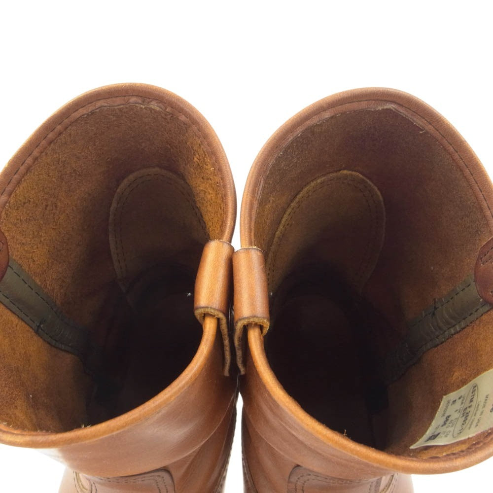 RED WING レッドウィング 866 Pecos BOOTS ペコスブーツ US9 ライトブラウン系 27.0cm【中古】