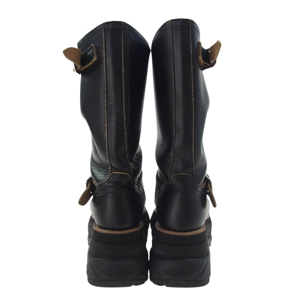Sacai サカイ 24-07475 Engineer Boots エンジニア ブーツ ブラック系 39【中古】