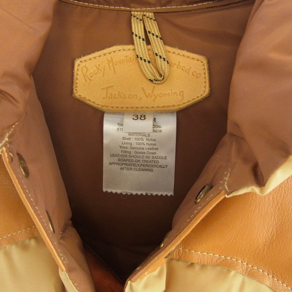 Rocky Mountain FeatherBed ロッキーマウンテンフェザーベッド 450-452-01 ダウンベスト ブラウン系 38【中古】
