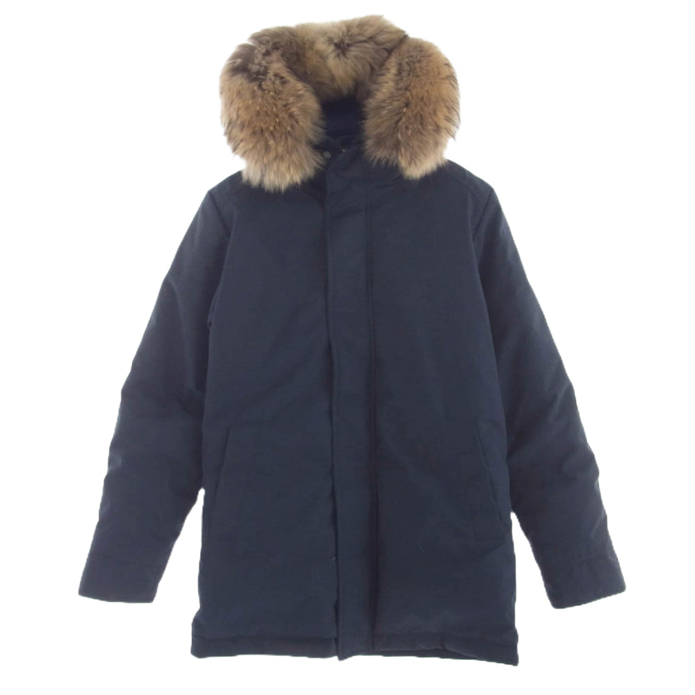 Pyrenex ピレネックス CFJPN1800060 ANNECY FUR JACKET ダウンジャケット ネイビー系 S【中古】