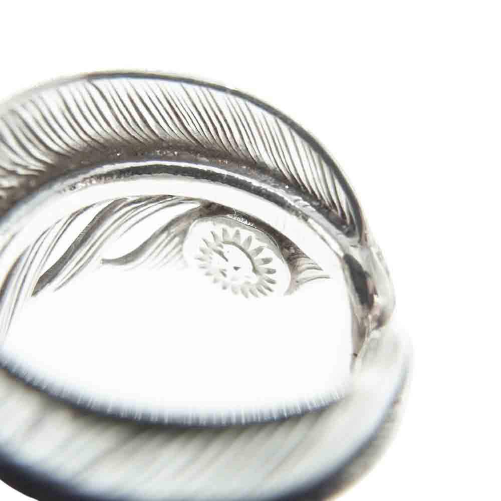 WINGROCK ウィングロック 全銀 シルバー フェザー リング F/R sizeS シルバー系 12号【中古】