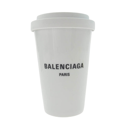 BALENCIAGA バレンシアガ コーヒーカップ タンブラー ホワイト系【極上美品】【中古】