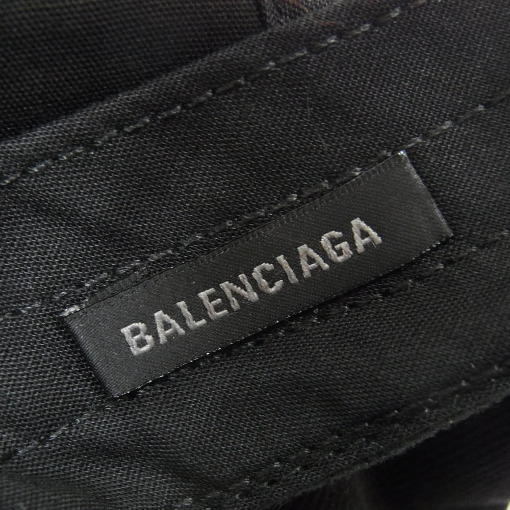 BALENCIAGA バレンシアガ 782787 410B2 1077 ARCHETYPE logo cap ロゴ キャップ ブラック系 L【極上美品】【中古】