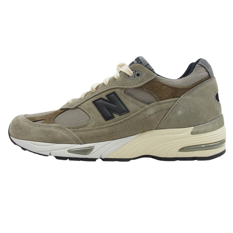 NEW BALANCE ニューバランス M991JJA × JJJJound ジョウンド スエード ローカット スニーカー カーキ系 27.5cm【新古品】【未使用】【中古】