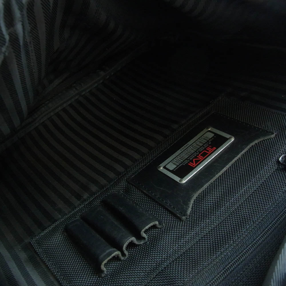 TUMI トゥミ 2621D3 エクスパンダブル オーガナイザー ブリーフ ケース ブラック系【中古】