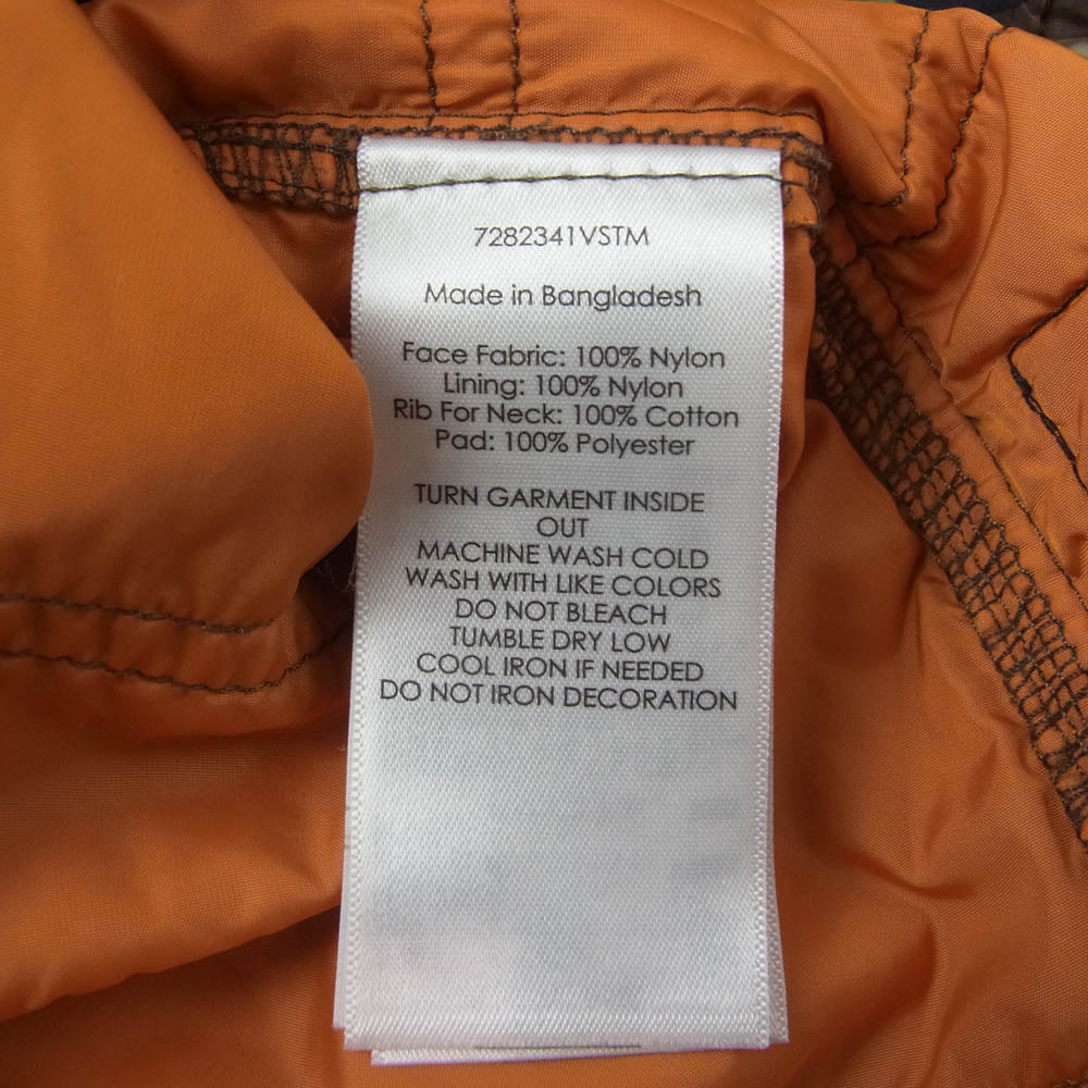 RALPH LAUREN ラルフローレン Denim & Supply デニムアンドサプライ カモ柄 迷彩 中綿 ベスト カーキ系【中古】