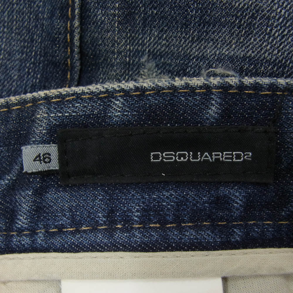 DSQUARED2 ディースクエアード DC/DC デニム パンツ ジーンズ インディゴブルー系 46【中古】