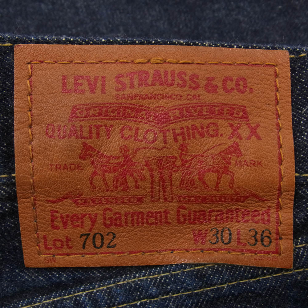 Levi's リーバイス JB447 11 97 97年製 702xx 30s 復刻 デニム パンツ インディゴブルー系 30【中古】