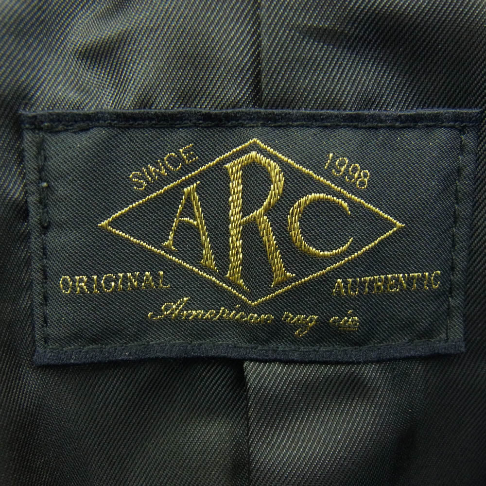 AMERICAN RAG CIE アメリカンラグシー AKS-M171-BL501 ラム レザー ダブルライダースジャケット 羊革 ブラック系 3【中古】