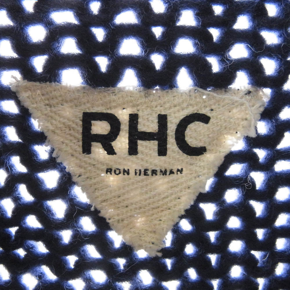 Ron Herman ロンハーマン ウール カウチン ニット セーター ブルー系 オフホワイト系 L【中古】