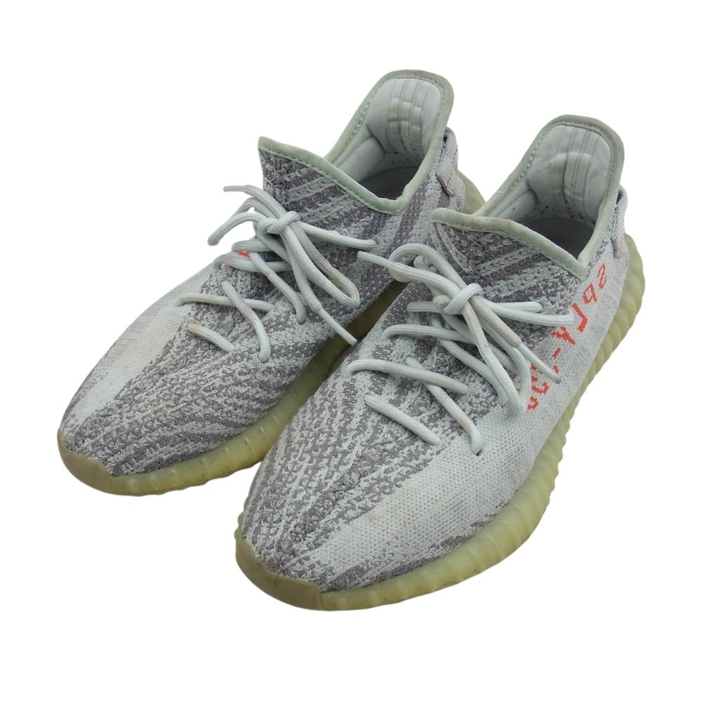 adidas アディダス B37571 YEEZY BOOST 350 V2 BLUE TINT イージーブースト ブルーティント ローカット スニーカー グレー系 27cm【中古】