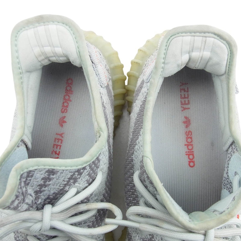 adidas アディダス B37571 YEEZY BOOST 350 V2 BLUE TINT イージーブースト ブルーティント ローカット スニーカー グレー系 27cm【中古】