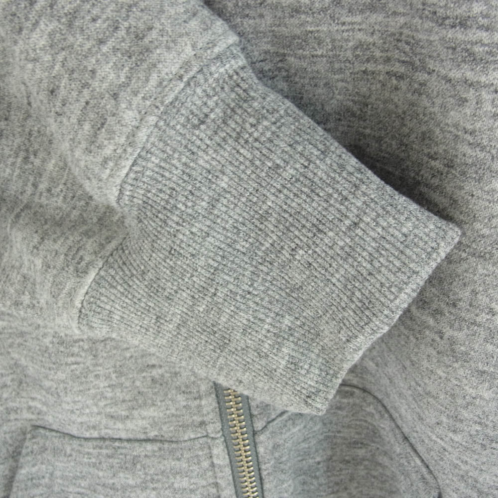 THE NORTH FACE ノースフェイス NT61836 Square Logo FullZip スクエア ロゴ フルジップ パーカー グレー系 XL【中古】