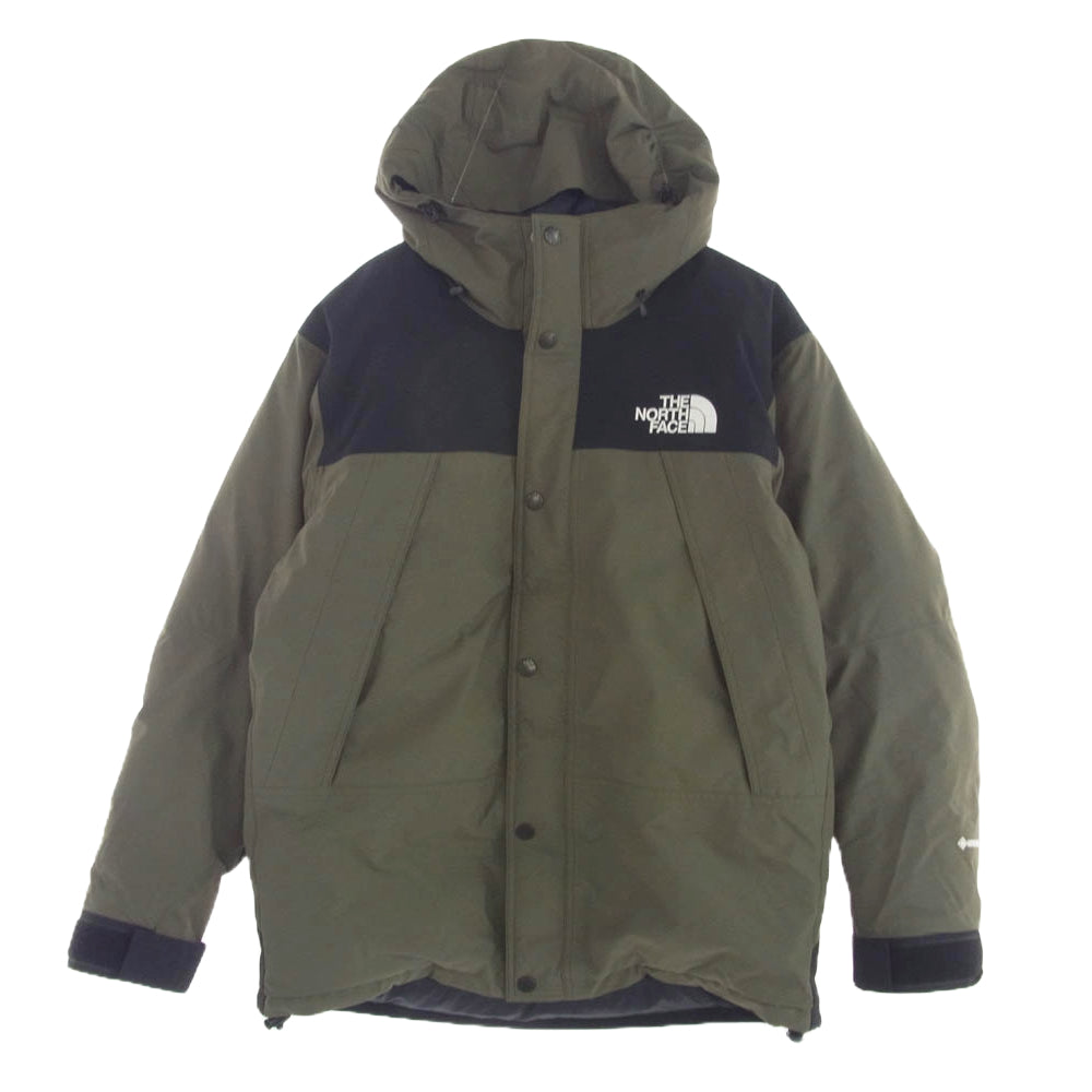 THE NORTH FACE ノースフェイス ND91930 MOUNTAIN DOWN JACKET GORE-TEX マウンテン ダウンジャケット ゴアテックス カーキ系 L【中古】