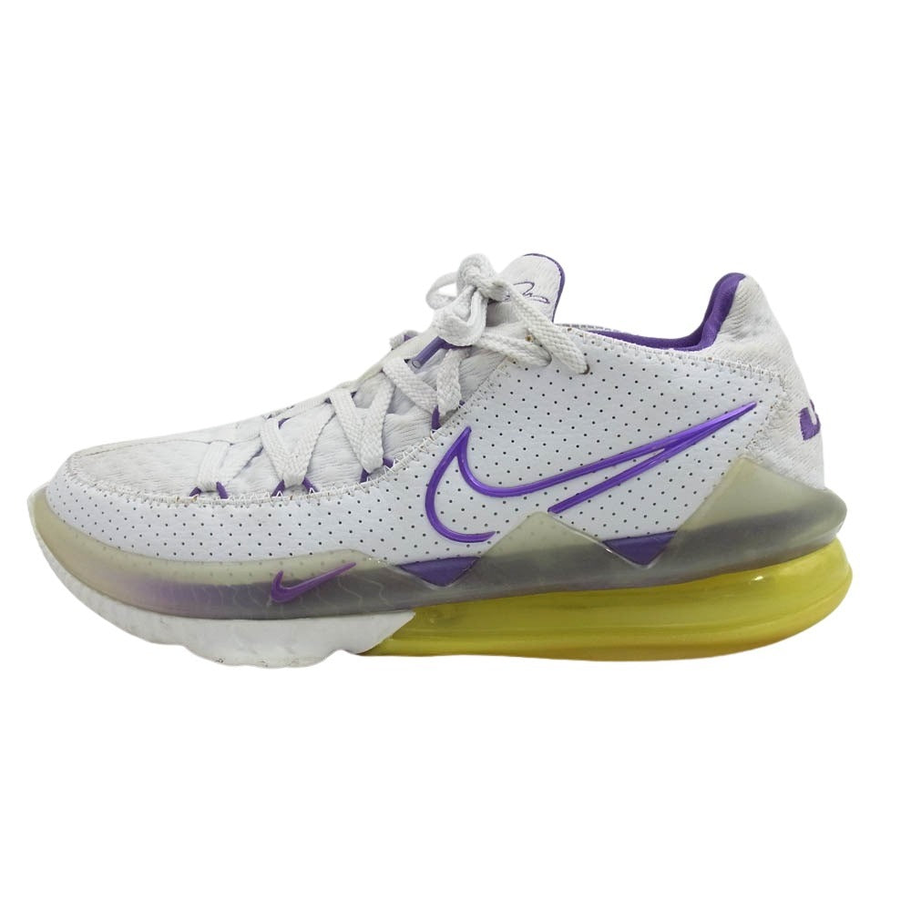NIKE ナイキ CD5007-102 LEBRON XVII LOW レブロン 17 ロー ホワイト系 26.5cm【中古】