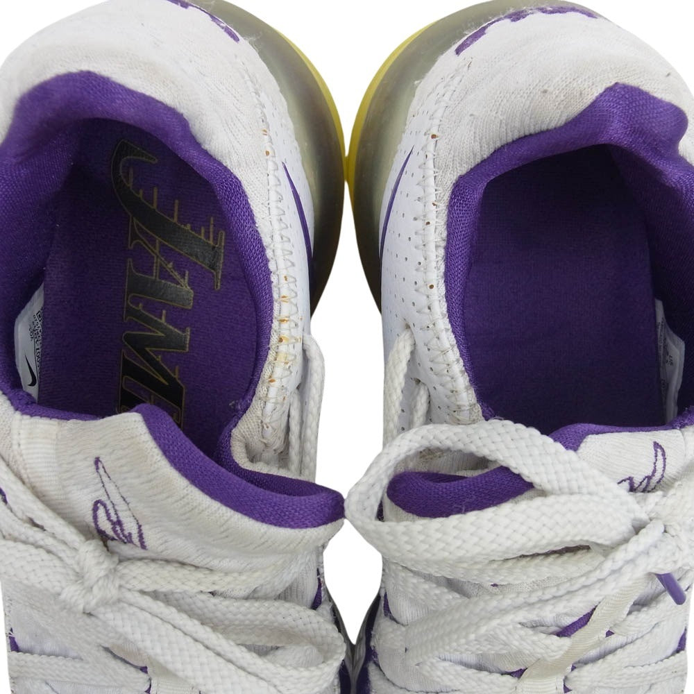 NIKE ナイキ CD5007-102 LEBRON XVII LOW レブロン 17 ロー ホワイト系 26.5cm【中古】