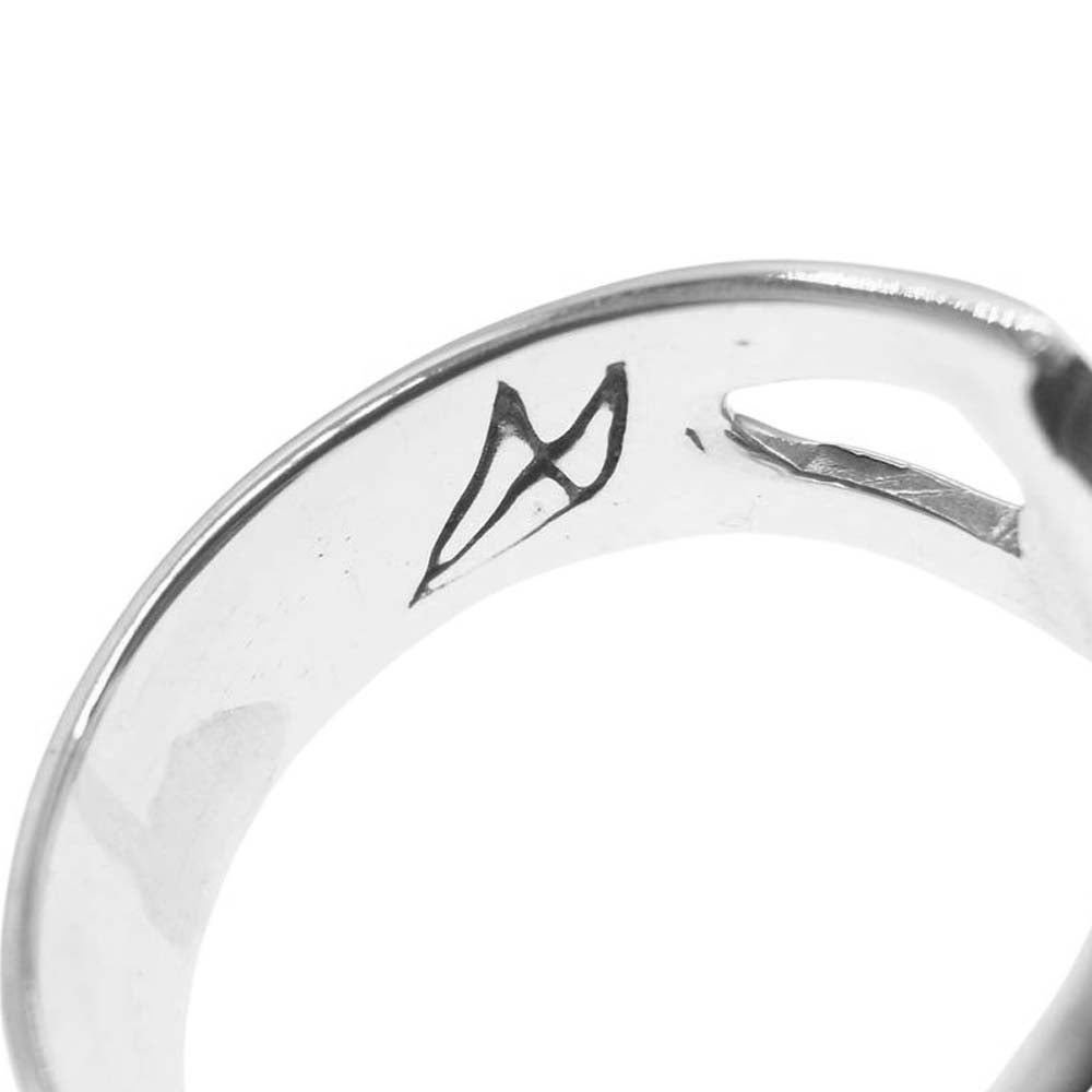 CRAZY PIG クレイジーピッグ CP-139 購入時納品書付属 Cutaway Skull Ring カッタウェイ スカル リング シルバー系 19号【美品】【中古】