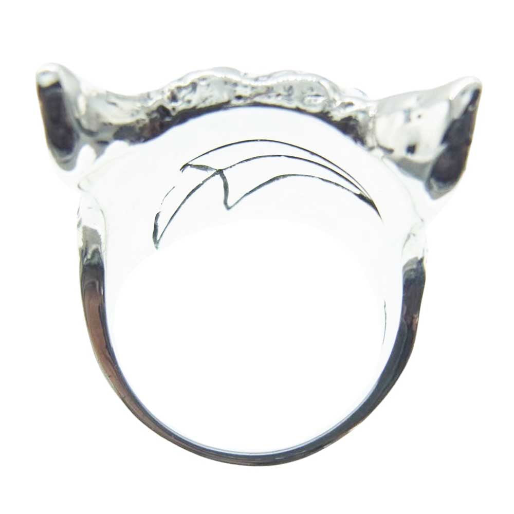 CRAZY PIG クレイジーピッグ CP113 2024年12月 CREAM購入証明書付属 Wolf Ring ウルフ リング シルバー系 19号【美品】【中古】