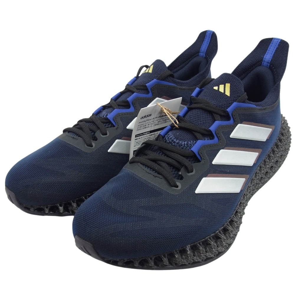 adidas アディダス ID3491 4DFWD 3 Running ランニング スニーカー ネイビー系 26.5cm【極上美品】【中古】