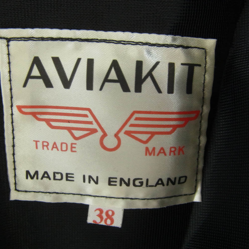 The REAL McCOY'S ザリアルマッコイズ LLJT201 × REAL McCOYS リアルマッコイズ ディアスキン Cyclone サイクロン ライダース ジャケット ネイビー系 38【新古品】【未使用】【中古】