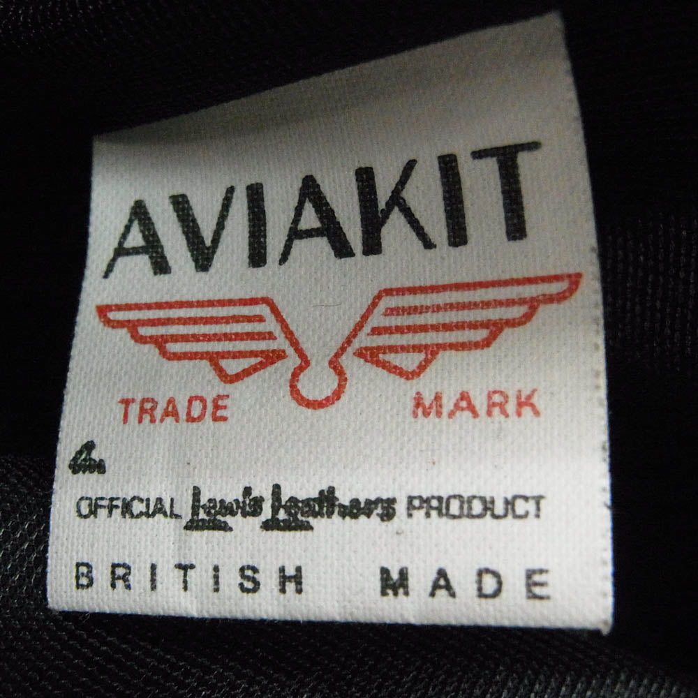 The REAL McCOY'S ザリアルマッコイズ LLJT2012 Lewis Leathers ルイスレザー LLJT2012 Lightning ディアスキン ライトニング ライダース ジャケット ブラック系 38【新古品】【未使用】【中古】