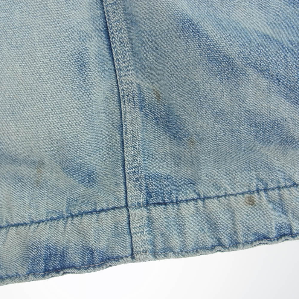 Carhartt カーハート 70s ヴィンテージ 裏地ブランケット 襟コーデュロイ デニム カバーオール ワークジャケット【中古】