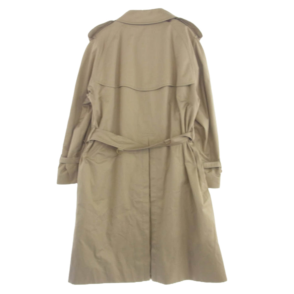 BURBERRY バーバリー 90s 93年製 英国製 脱着可能ライナー付き トレンチコート ノバチェック ベージュ系【中古】